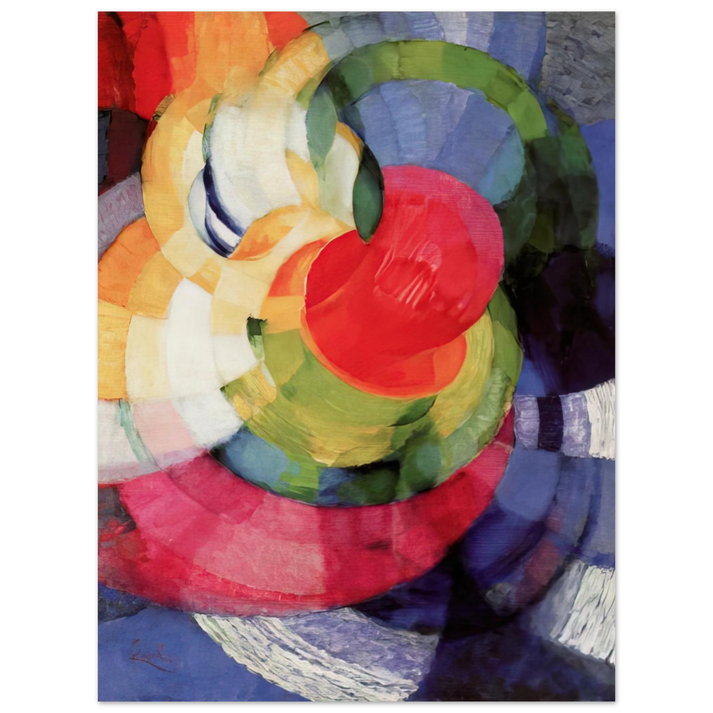 Frantisek Kupka - Disks of Newton, Study for Fugue in Two Colors  75x100 cm / 30x40inches Fine Art Poster