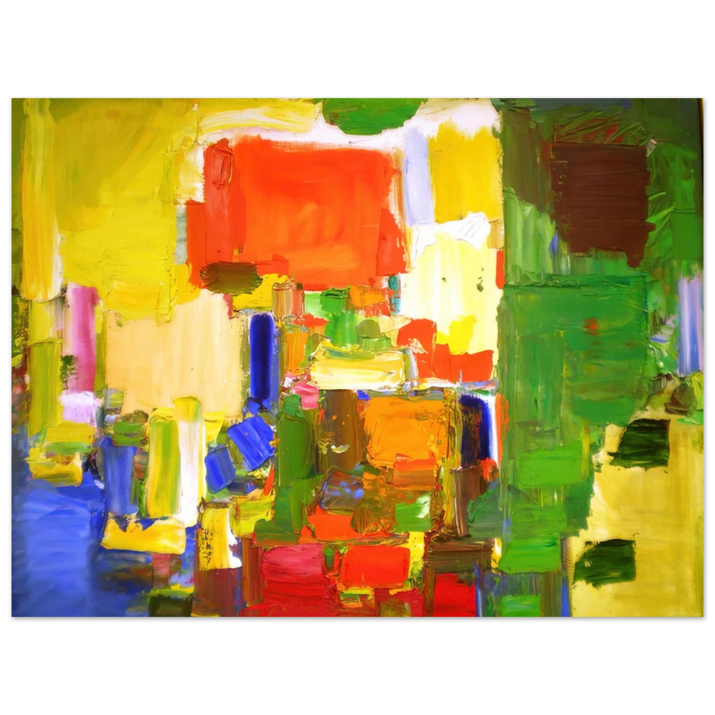 Hans Hofmann - August Light  75x100 cm / 30x40inches Fine Art Poster