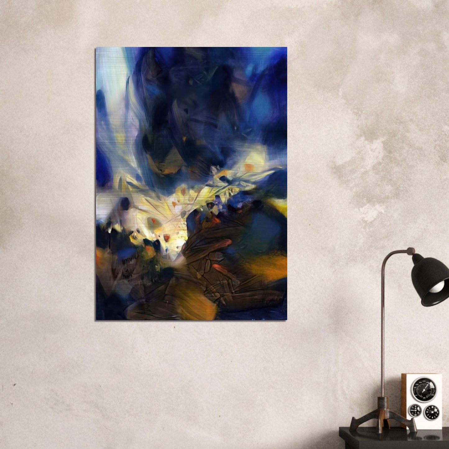 LE SOUFFLE QUI LIBERE LA MATIERE 2006 - Chu teh Chun Brushed Aluminum Print - 70x100 cm / 28x40 inches | Chu teh Chun Aluminum Print | Chu teh Chun Prints