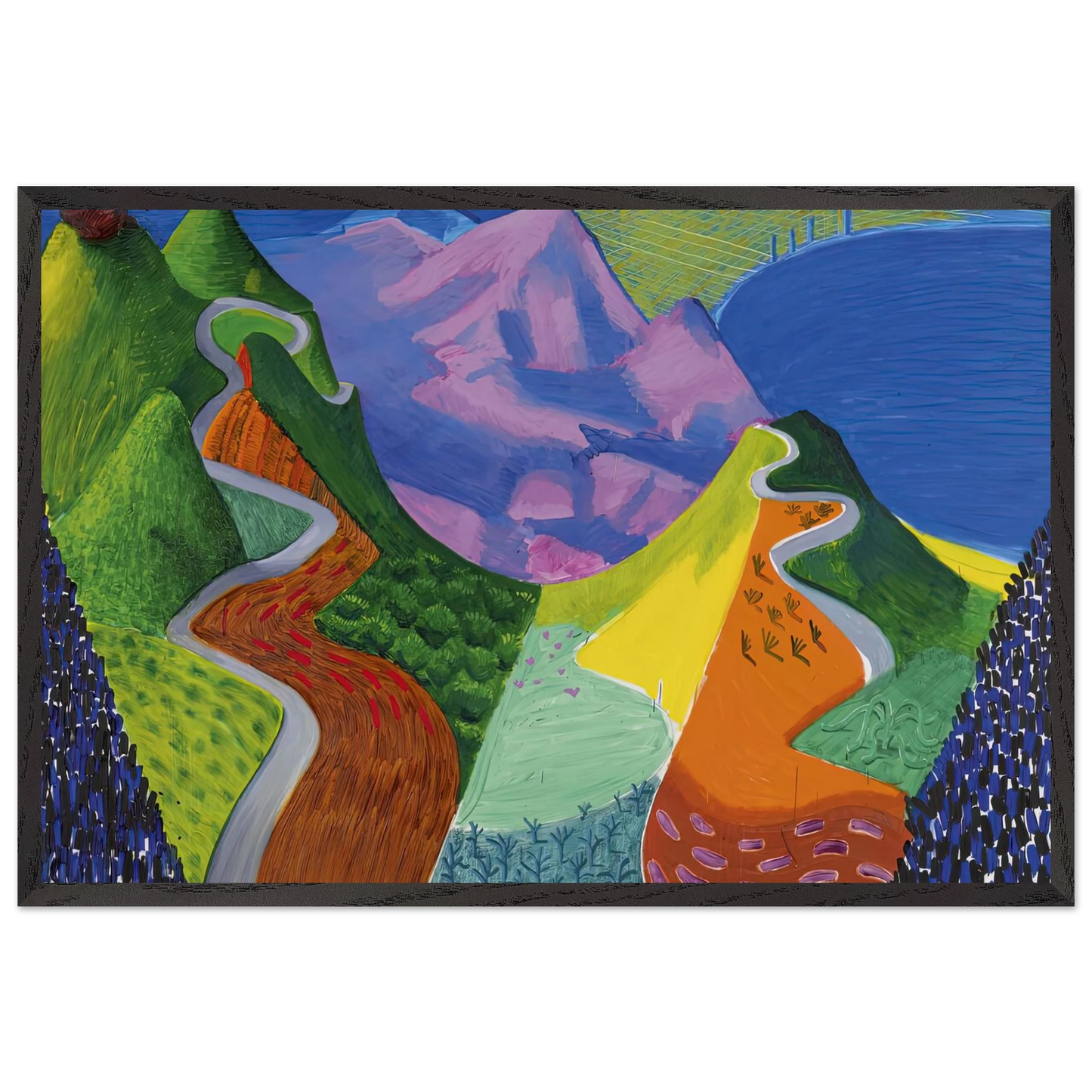 David Hockney - David Hockney Wall art - 40x60 cm / 16x24 inches - Fine Art Poster-canvas - -