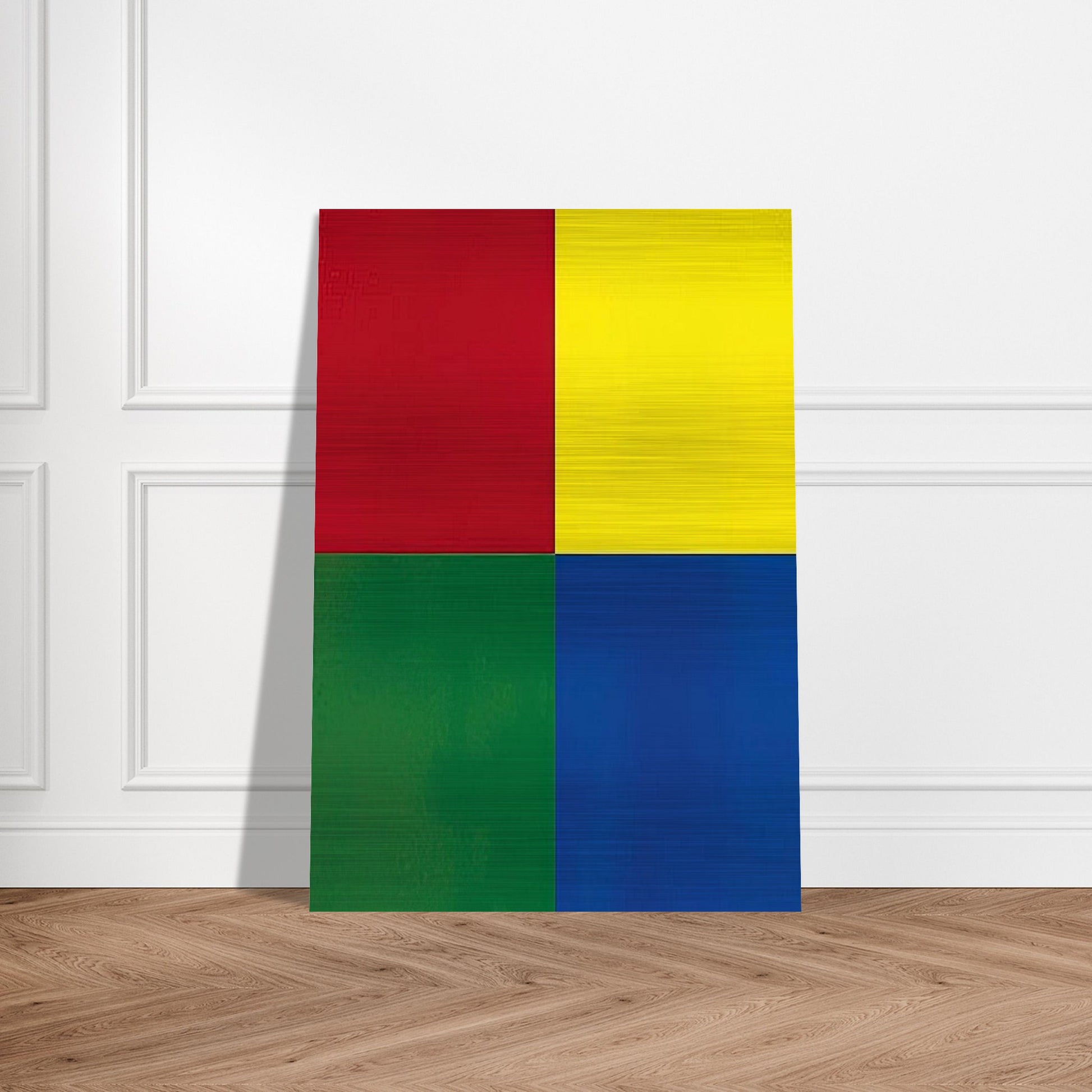 QUATTRO COLORI 2007 - Gerhard Richter Brushed Aluminum Print - 70x100 cm / 28x40 inches | Gerhard Richter Aluminum Print | Gerhard Richter Prints