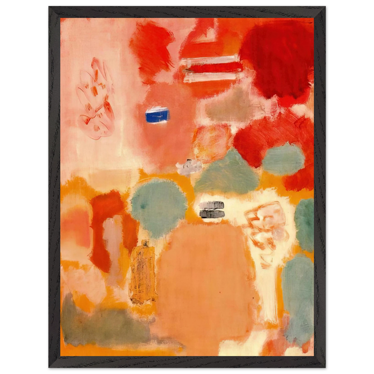 Mark Rothko - No. 21 - 1949 Wall Art - 30x40 cm / 12x16 inches - Premium Wooden Framed Poster With Fine Art Paper-canvas - Wood frame