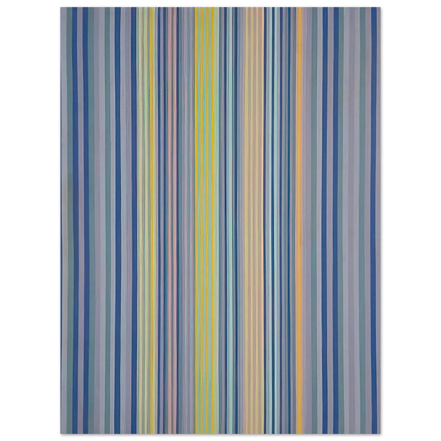 Gene Davis - Midnight Watch - 1976  75x100 cm / 30x40inches Fine Art Poster