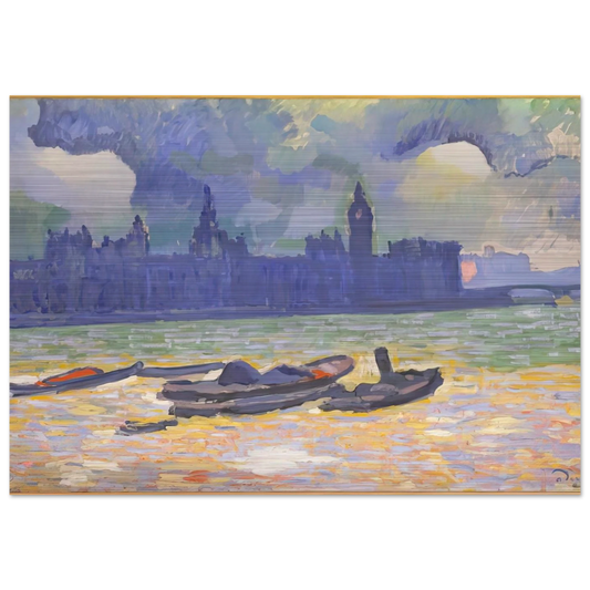 THE PALACE OF WESTMINSTER 1907 0 - Andre Derain Brushed Aluminum Print - 70x100 cm / 28x40 inches | Andre Derain Aluminum Print | Andre Derain Prints