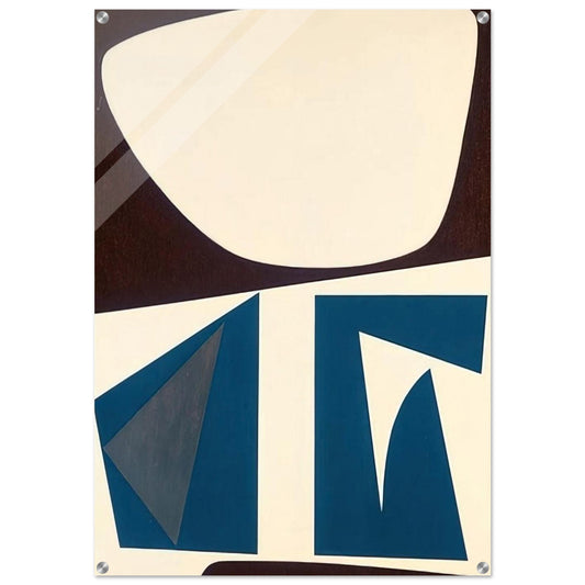 Untitled - Abstract - Indian Space painting - Will Barnet Acrylic Print - 70x100 cm / 28x40″ inches | Will Barnet Wall Art | Will Barnet Prints