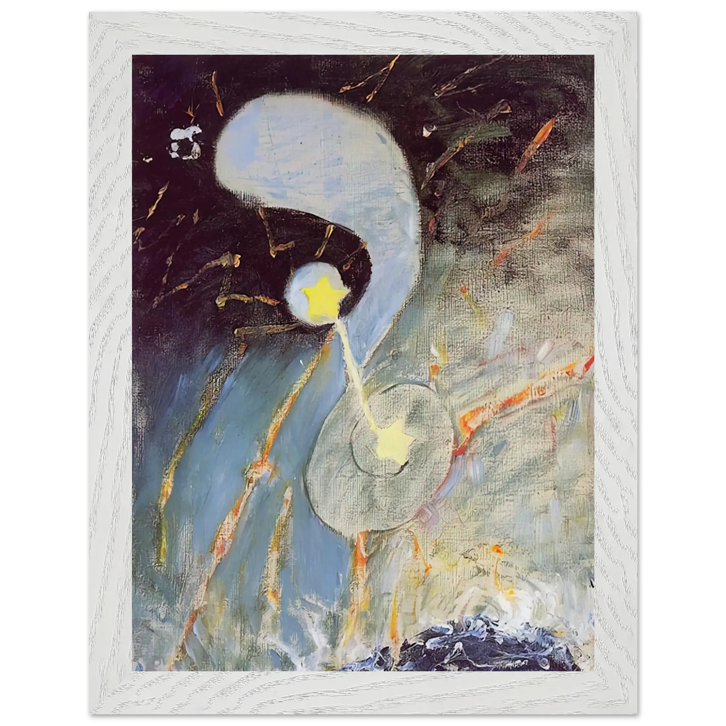 Hilma af Klint - CHAOS NR 2 1906 Wall art - A2 (42 x 59.4  cm) - Fine Art Poster - -