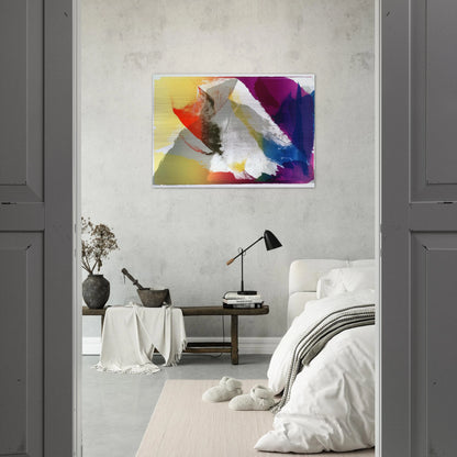 Abstract Composition - Paul Jenkins Brushed Aluminum Print - 70x100 cm / 28x40 inches | Paul Jenkins Aluminum Print | Paul Jenkins Prints