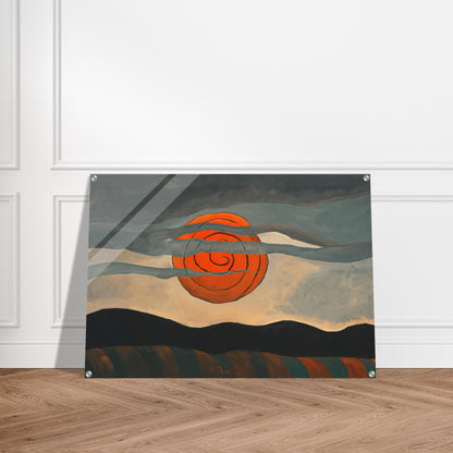 Red Sun - 1935 - Arthur Dove Acrylic Print - 70x100 cm / 28x40″ inches