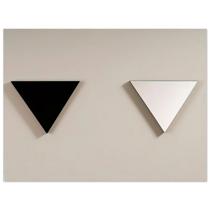 Blinky Palermo - MIRROR OBJECT 1973  75x100 cm / 30x40inches Fine Art Poster