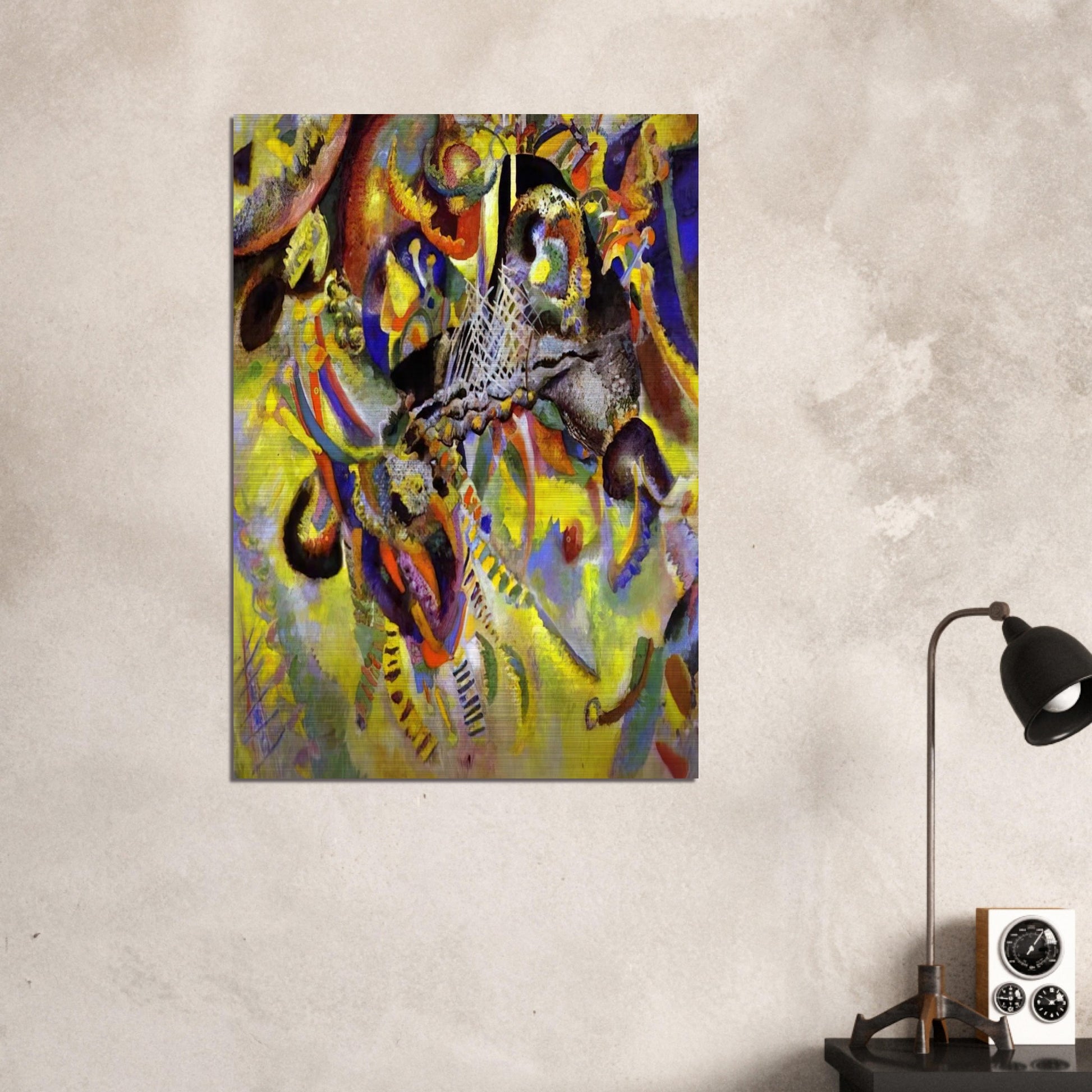 FUGUE 1914 - Wassily Kandinsky Brushed Aluminum Print - 70x100 cm / 28x40 inches | Wassily Kandinsky Aluminum Print | Wassily Kandinsky Prints