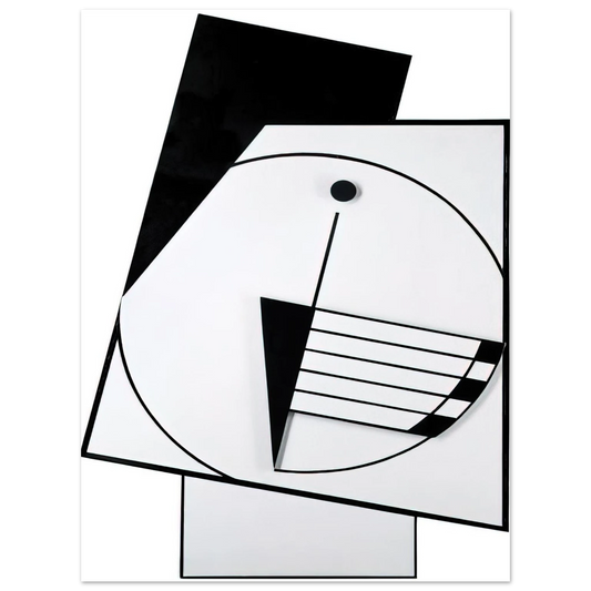 Carmelo Arden Quin - Rythme 3 - 1995  75x100 cm / 30x40inches Fine Art Poster