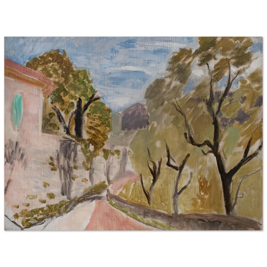 Henri Matisse - PAYSAGE OU RUE DANS LE MIDI 1918  75x100 cm / 30x40inches Fine Art Poster