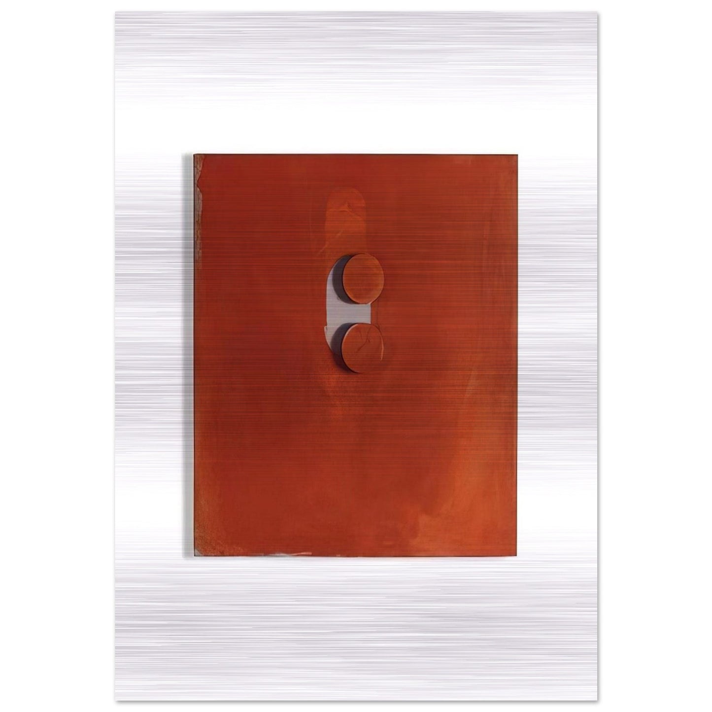 TABLETTENBILD 1966 - BLINKY PALERMO Brushed Aluminum Print - 70x100 cm / 28x40 inches | BLINKY PALERMO Aluminum Print | BLINKY PALERMO Prints
