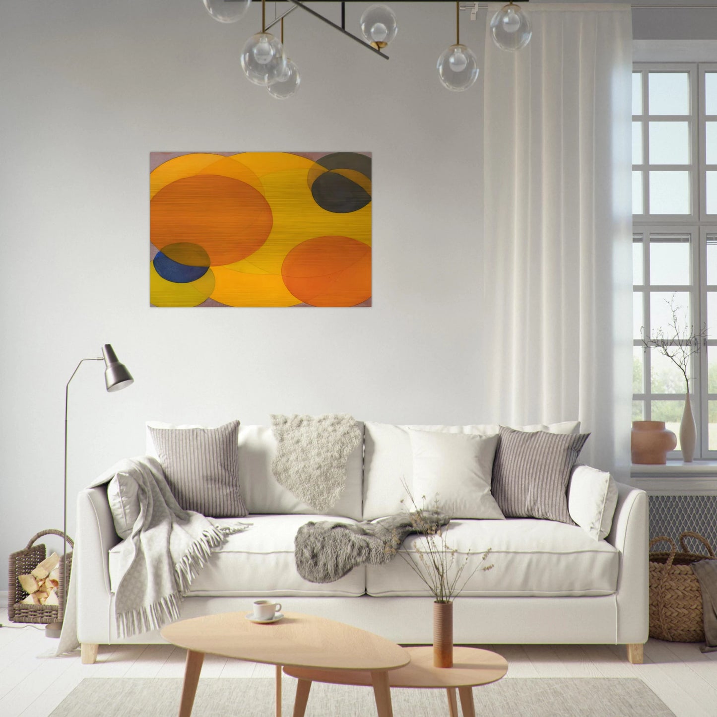 Morre XXII - Al Held Brushed Aluminum Print - 70x100 cm / 28x40 inches | Al Held Aluminum Print | Al Held Prints