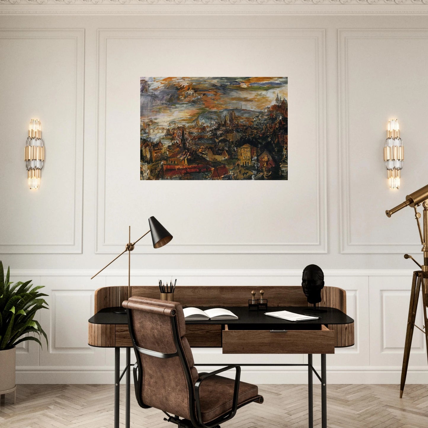 NOT_DETECTED_235890 - OSKAR KOKOSCHKA Brushed Aluminum Print - 70x100 cm / 28x40 inches | OSKAR KOKOSCHKA Aluminum Print | OSKAR KOKOSCHKA Prints