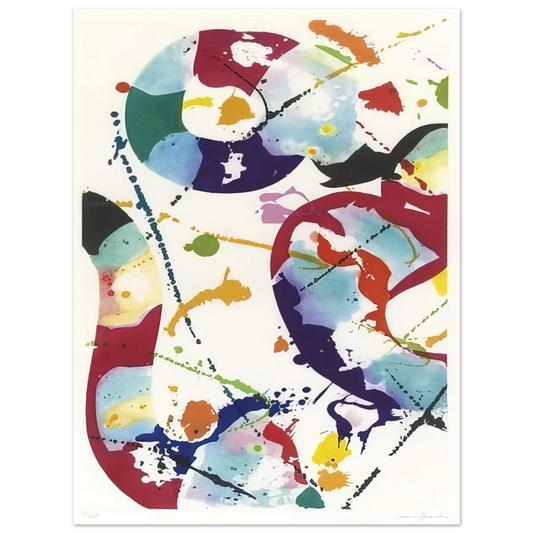 Sam Francis - Untitled  SFE-85   75x100 cm / 30x40inches Fine Art Poster