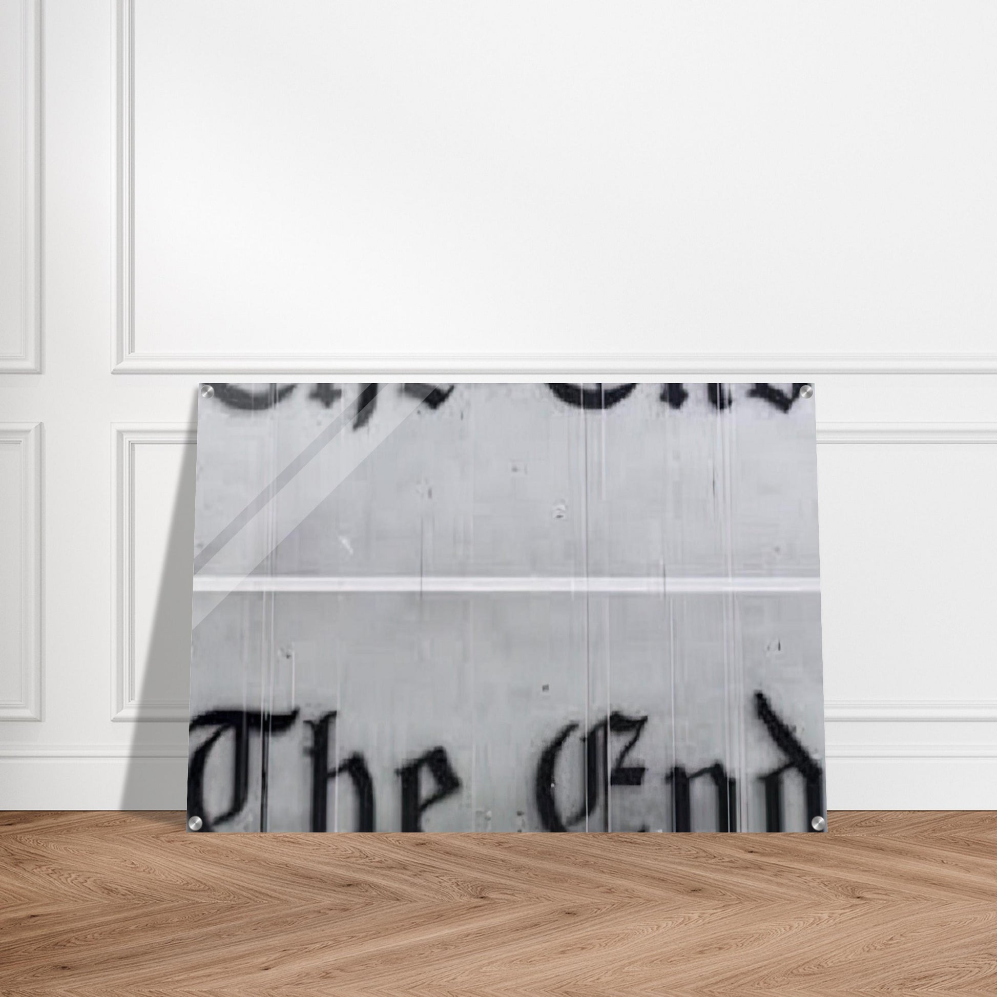 THE END 1991 - Edward Ruscha Acrylic Print - 70x100 cm / 28x40″ inches