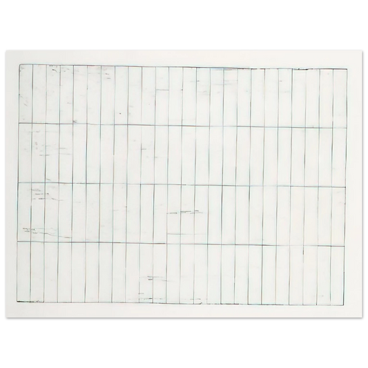 Brice Marden - Grid I Lewison 17 - Minimalism  75x100 cm / 30x40inches Fine Art Poster