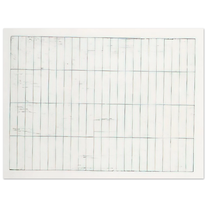 Brice Marden - Grid I Lewison 17 - Minimalism  75x100 cm / 30x40inches Fine Art Poster