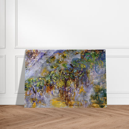 Wisteria right half - claude monet Acrylic Print - 70x100 cm / 28x40″ inches
