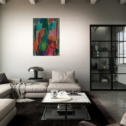 VARIATION Z RTLICHKEITEN 1917 - Alexej von Jawlensky Brushed Aluminum Print - 70x100 cm / 28x40 inches | Alexej von Jawlensky Aluminum Print | Alexej von Jawlensky Prints