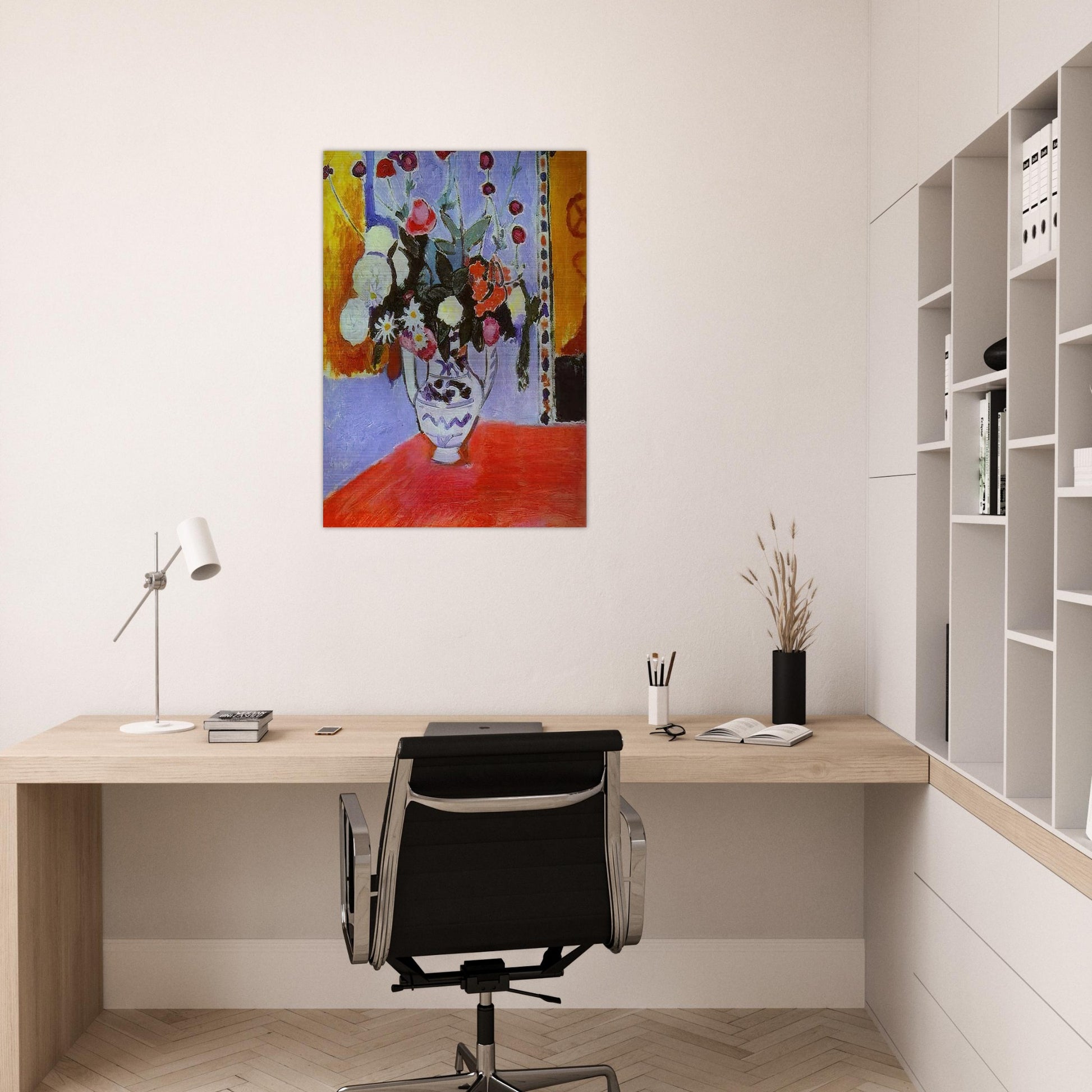 A BUNCH OF FLOWERS 1907 - Henri Matisse Brushed Aluminum Print - 70x100 cm / 28x40 inches | Henri Matisse Aluminum Print | Henri Matisse Prints