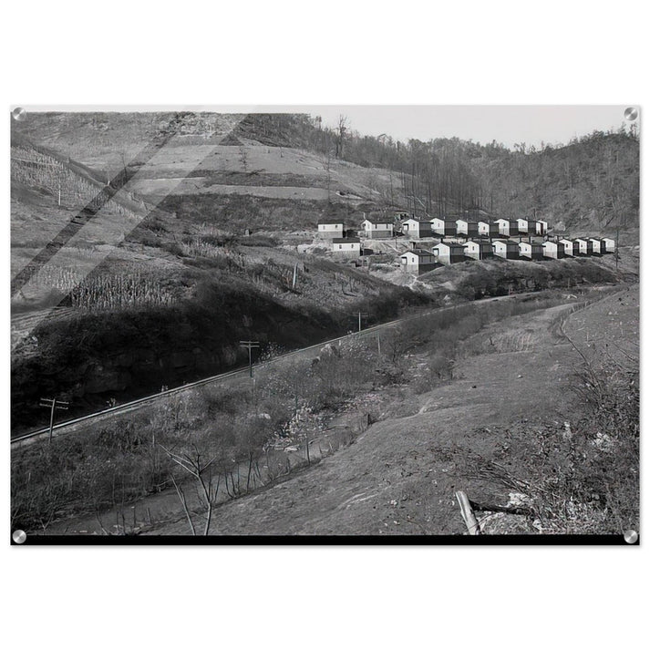 COAL COMPANY TOWN IN JENKINS 1935 - Ben Shahn Acrylic Print - 70x100 cm / 28x40″ inches