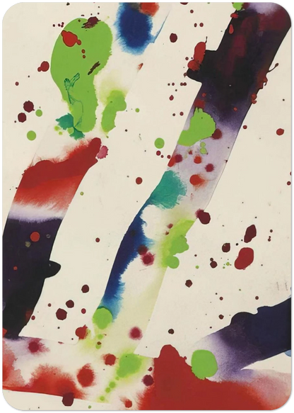Hello By Sam Francis Pack of 10 Post Cards | Sam Francis Post Cards | A6 (10.5 x 14.8 cm) - 4.1 x 5.8 inches