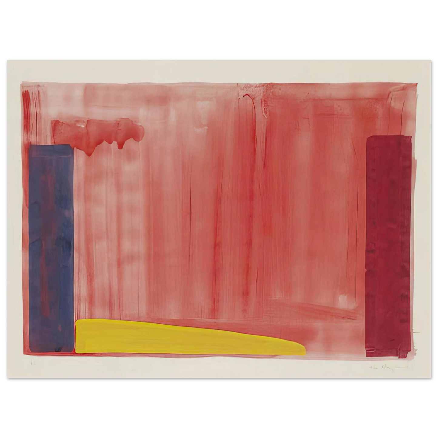 John Hoyland - Untitled - Color Field Painting  75x100 cm / 30x40inches Fine Art Poster