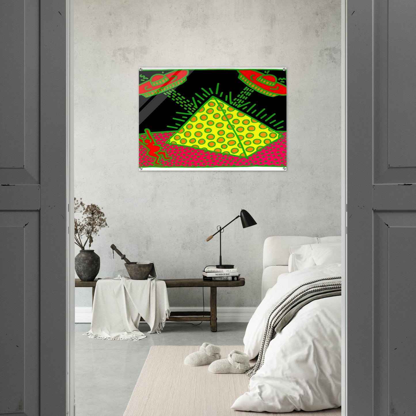 UNTITLED 1983 3 - Keith Haring Acrylic Print - 70x100 cm / 28x40″ inches | Keith Haring Art For Sale