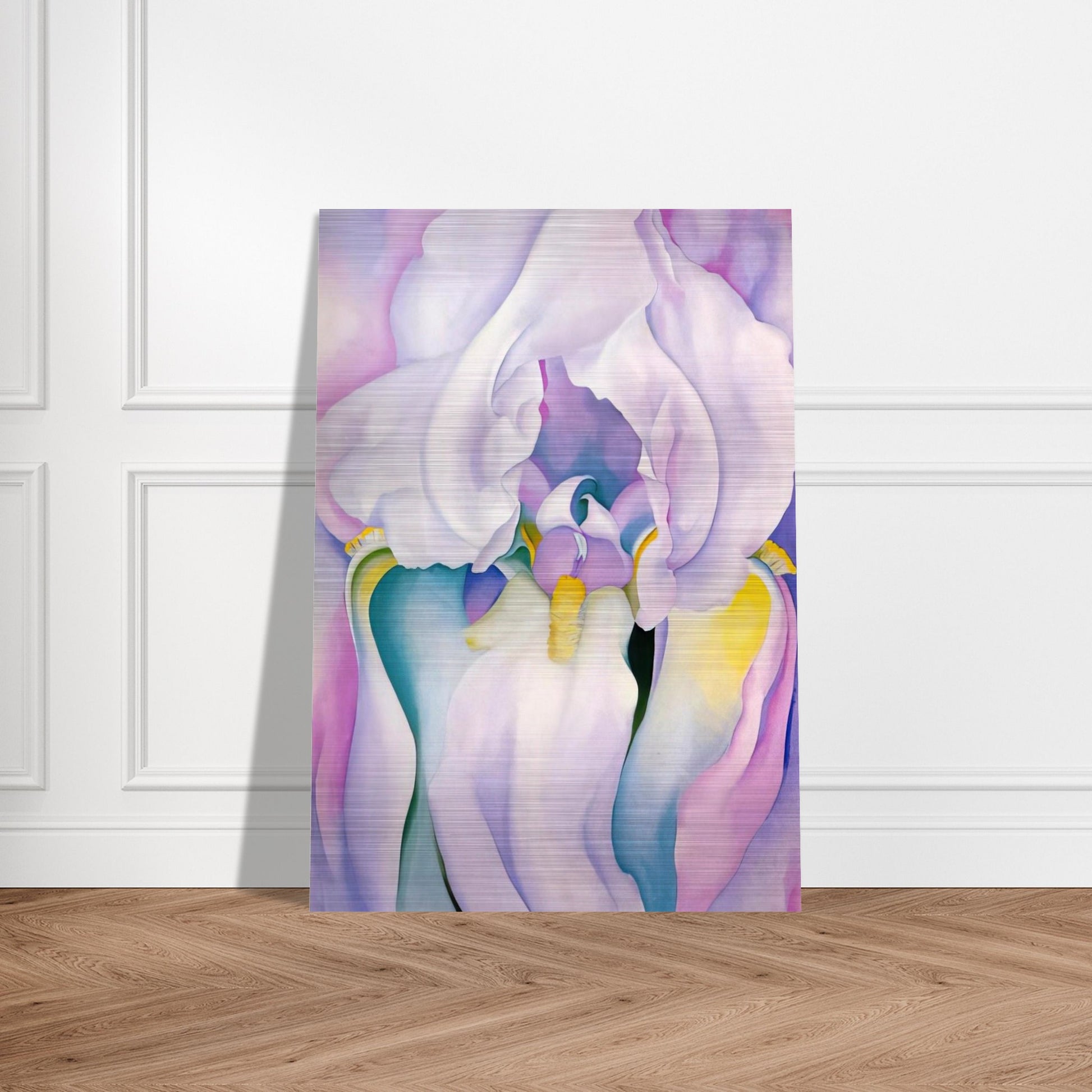 Light of Iris - Georgia O'Keeffe Brushed Aluminum Print - 70x100 cm / 28x40 inches | Georgia O'Keeffe Aluminum Print | Georgia O'Keeffe Prints