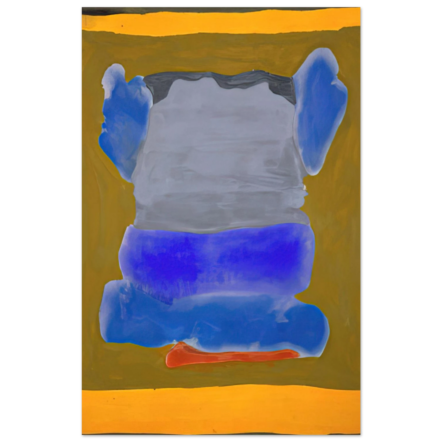 Helen Frankenthaler - Buddha s Court - 1964 Wall art - 20x25 cm / 8x10 inches - Fine Art Poster-canvas - -