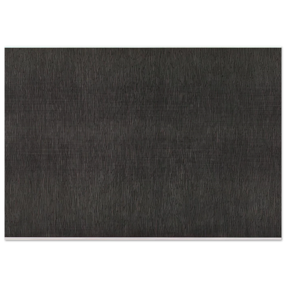 Black with White Lines, Vertical Not Touching - Sol LeWitt Brushed Aluminum Print - 70x100 cm / 28x40 inches | Sol LeWitt Aluminum Print | Sol LeWitt Prints