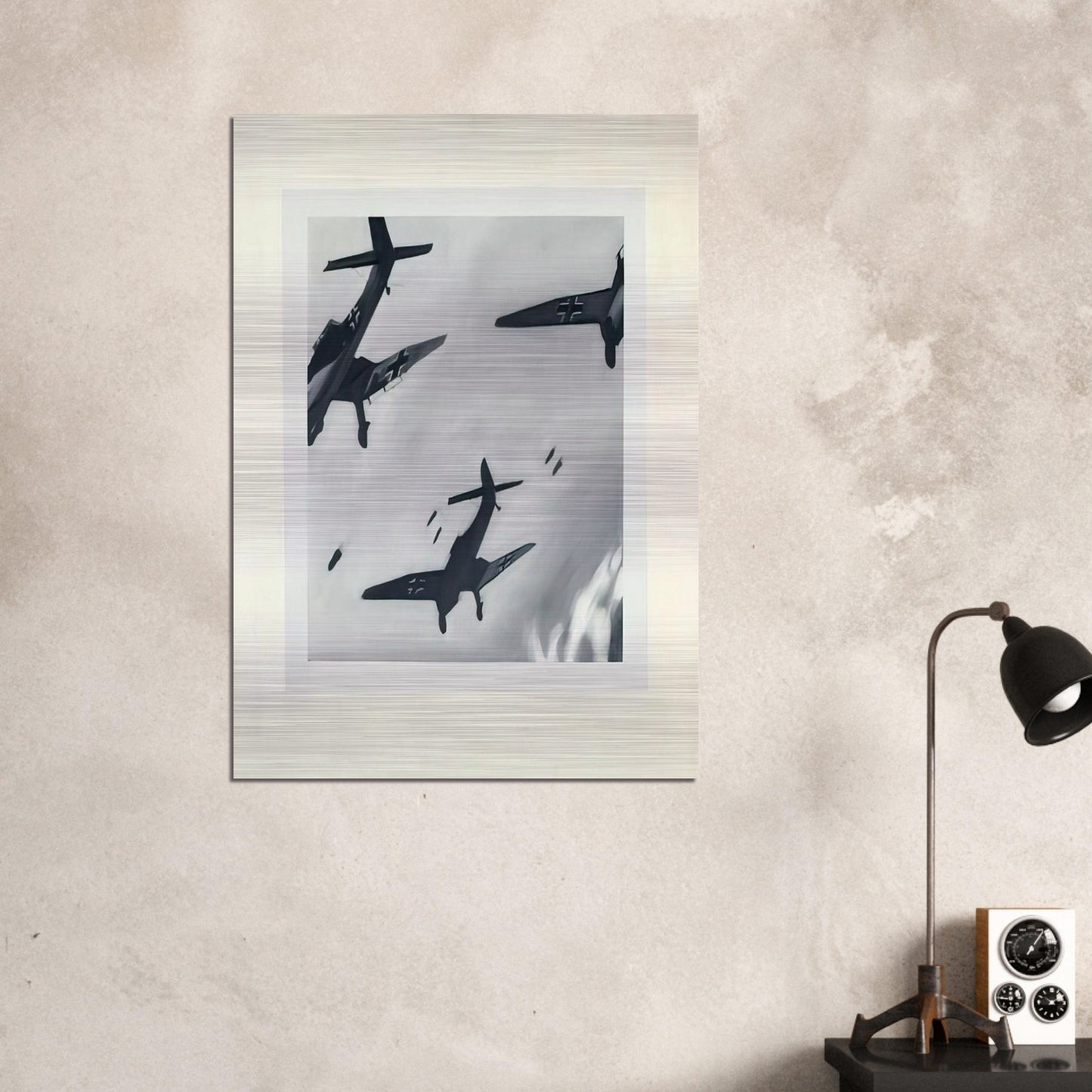 STUKAS 1964 - Gerhard Richter Brushed Aluminum Print - 70x100 cm / 28x40 inches | Gerhard Richter Aluminum Print | Gerhard Richter Prints