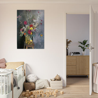 BOUQUET OF MIXED FLOWERS 1917 - Henri Matisse Brushed Aluminum Print - 70x100 cm / 28x40 inches | Henri Matisse Aluminum Print | Henri Matisse Prints