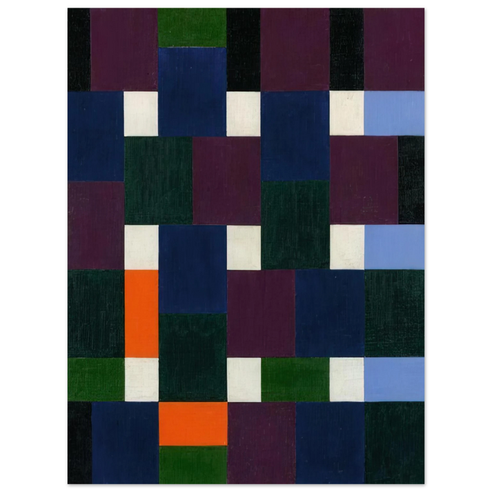 Max Bill - Eight Colour Groups - 1947  75x100 cm / 30x40inches Fine Art Poster