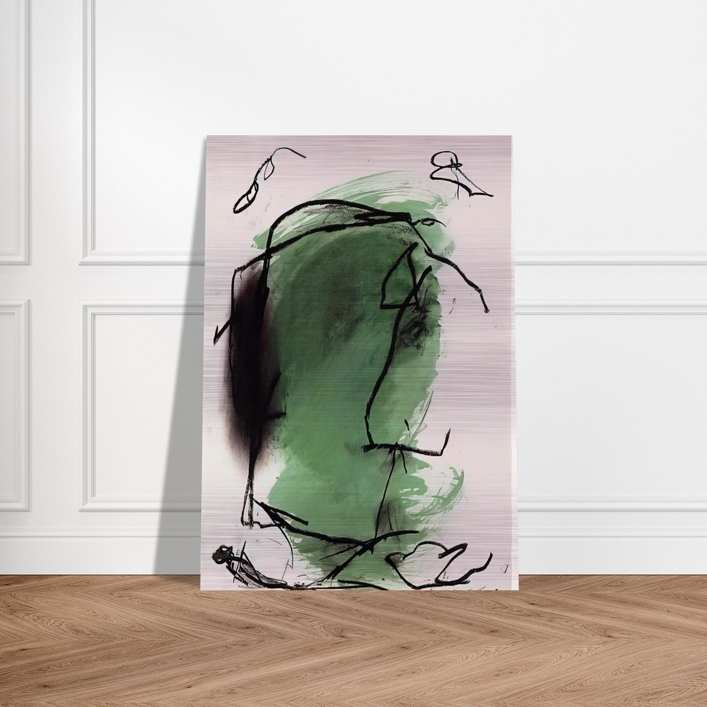 G-1 - 1985 - Emil Schumacher Brushed Aluminum Print - 70x100 cm / 28x40 inches | Emil Schumacher Aluminum Print | Emil Schumacher Prints