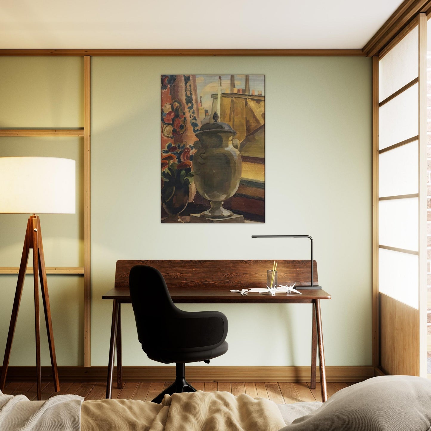 STILL LIFE AT A WINDOW 1922 - Vanessa Bell Brushed Aluminum Print - 70x100 cm / 28x40 inches | Vanessa Bell Aluminum Print | Vanessa Bell Prints