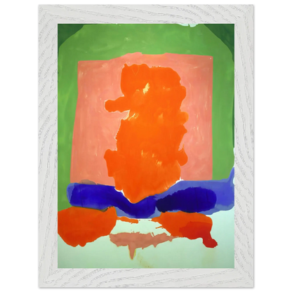 Helen Frankenthaler - Small s Paradise - 1964 Wall art - 30x45 cm / 12x18 Inches - Premium Wooden Framed Poster With Fine Art Paper - Black frame