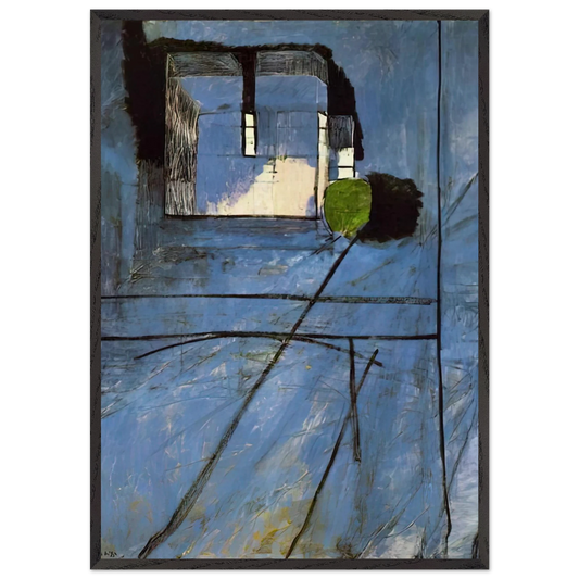 VIEW OF NOTRE DAME 1914 - Henri Matisse 70x100 cm / 28x40 inches Framed Art Print – Black Wooden Frame