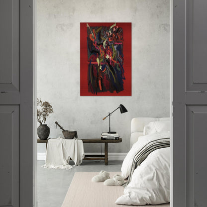Untitled - 1963 - John Ferren Brushed Aluminum Print - 70x100 cm / 28x40 inches | John Ferren Aluminum Print | John Ferren Prints