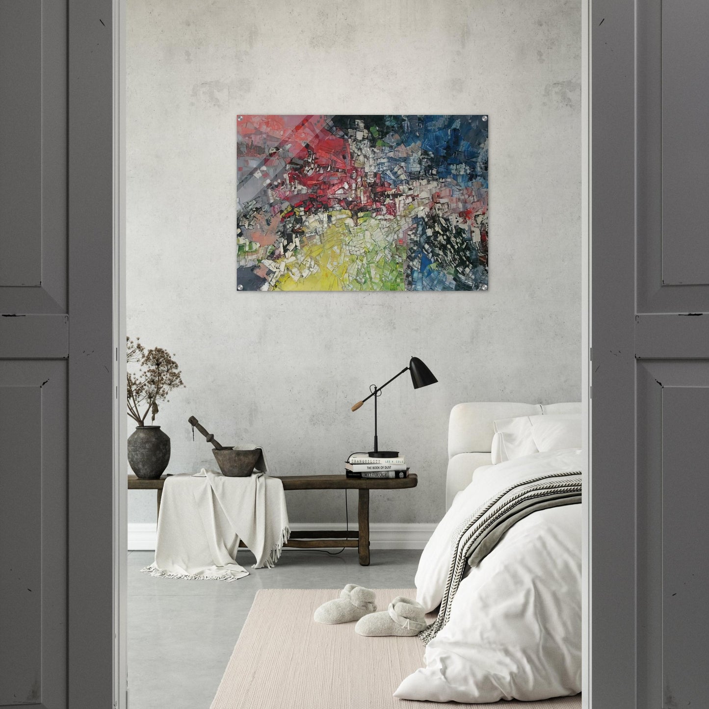 Horizons ouverts - Jean-Paul Riopelle Acrylic Print - 70x100 cm / 28x40″ inches