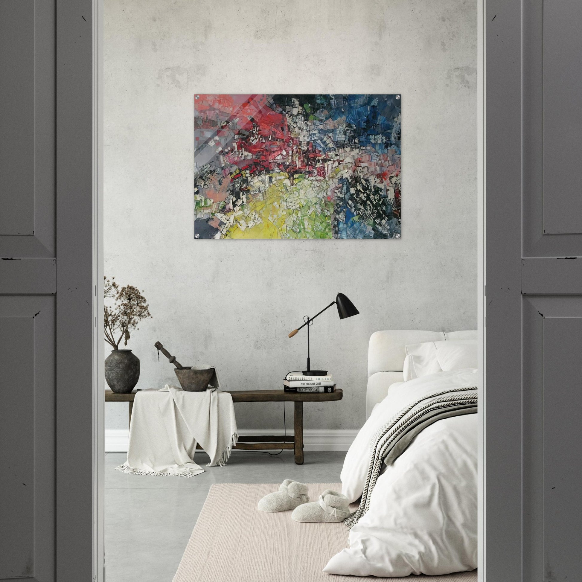 Horizons ouverts - Jean-Paul Riopelle Acrylic Print - 70x100 cm / 28x40″ inches