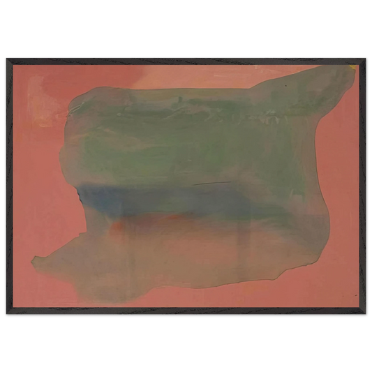 Yearning - 1973 - Helen Frankenthaler 70x100 cm / 28x40 inches Framed Art Print – Black Wooden Frame