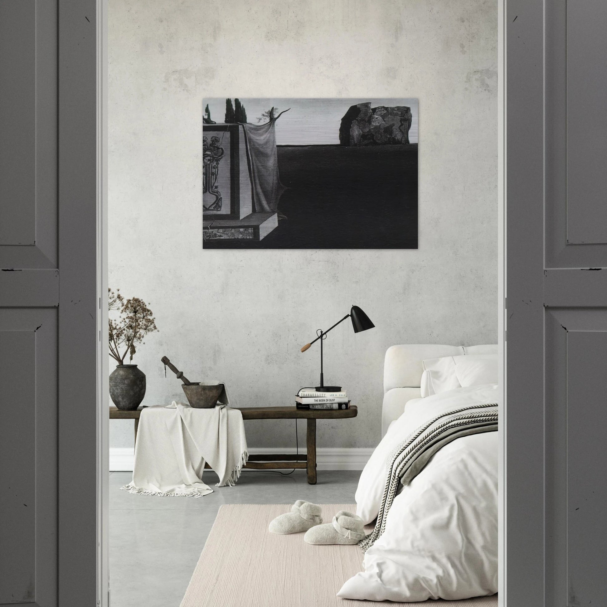 LANDSCAPE - Salvador Dali Brushed Aluminum Print - 70x100 cm / 28x40 inches | Salvador Dali Aluminum Print | Salvador Dali Prints