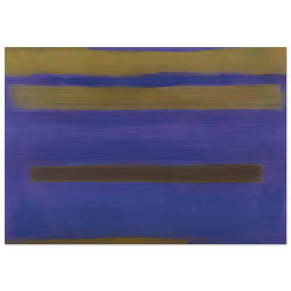 UNTITLED 1980 1 - Esteban Vicente Brushed Aluminum Print - 70x100 cm / 28x40 inches | Esteban Vicente Aluminum Print | Esteban Vicente Prints