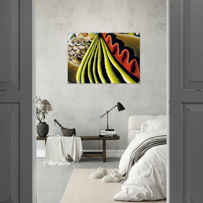 Fields of Grain as Seen from Train - 1931 - Arthur Dove Acrylic Print - 70x100 cm / 28x40″ inches | Arthur Dove Wall Art | Arthur Dove Prints