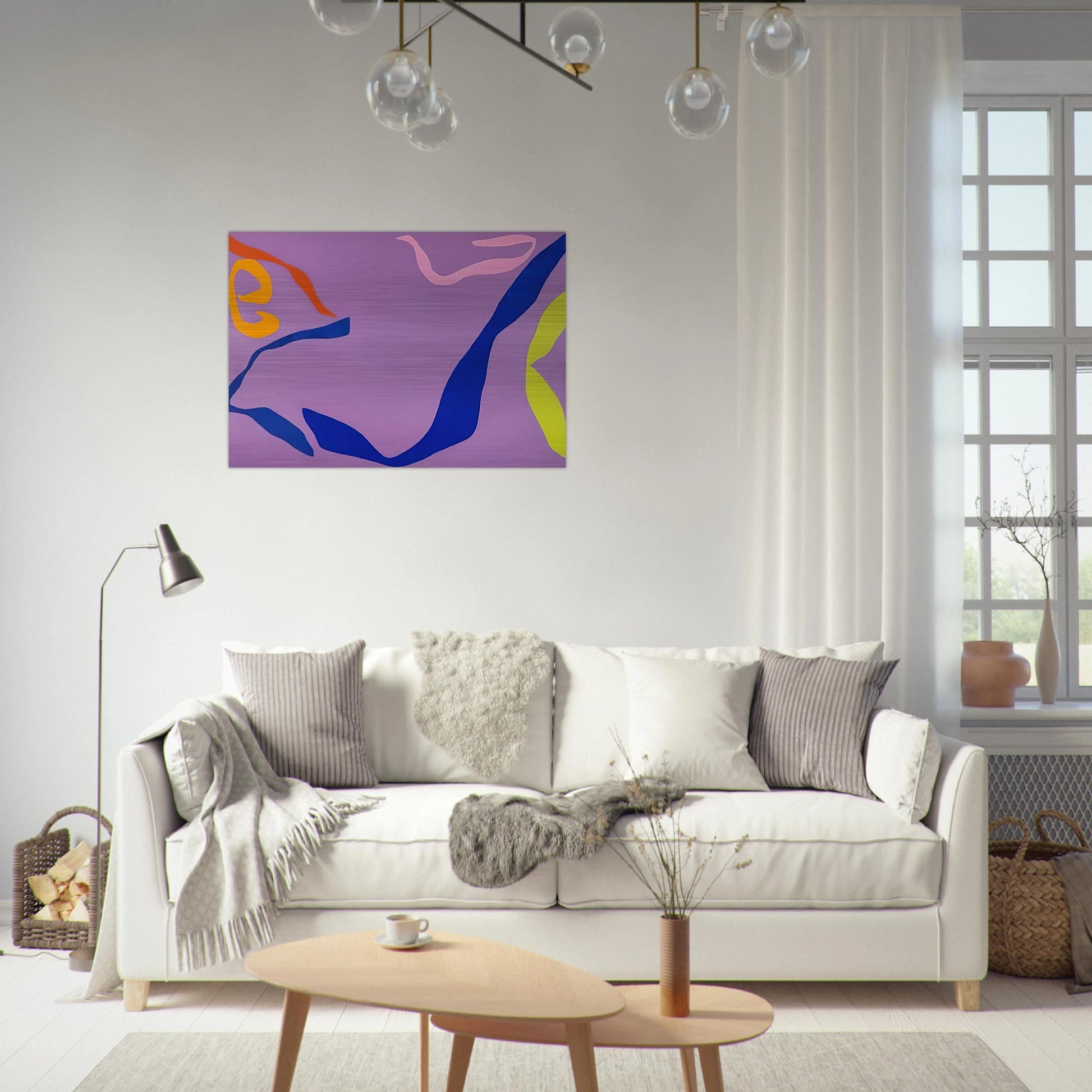 Untitled - 1970 - Ray Parker Brushed Aluminum Print - 70x100 cm / 28x40 inches | Ray Parker Aluminum Print | Ray Parker Prints