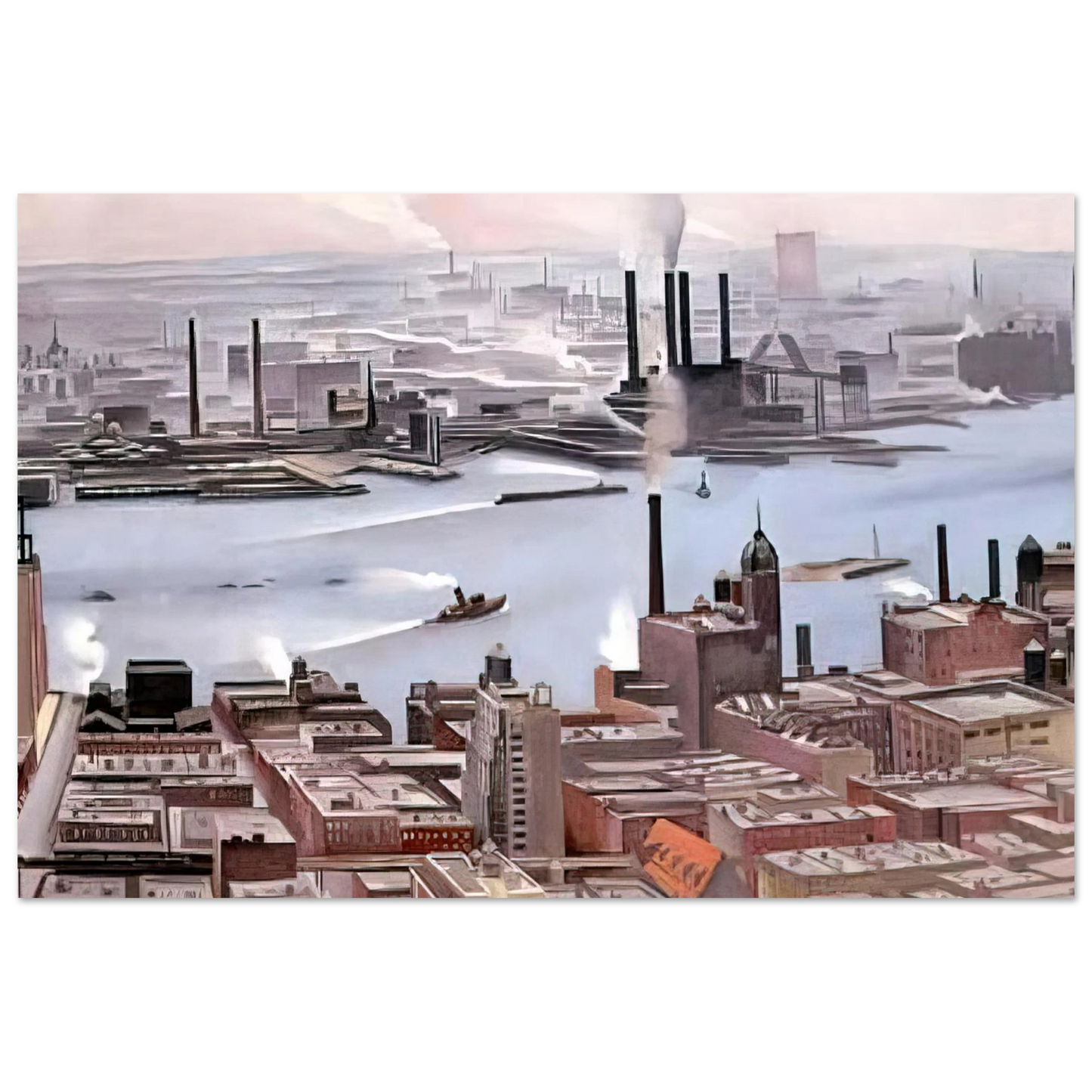 Georgia O'Keeffe - East River from the Thirtieth Story of the Shelton Hotel Fine Art Poster
