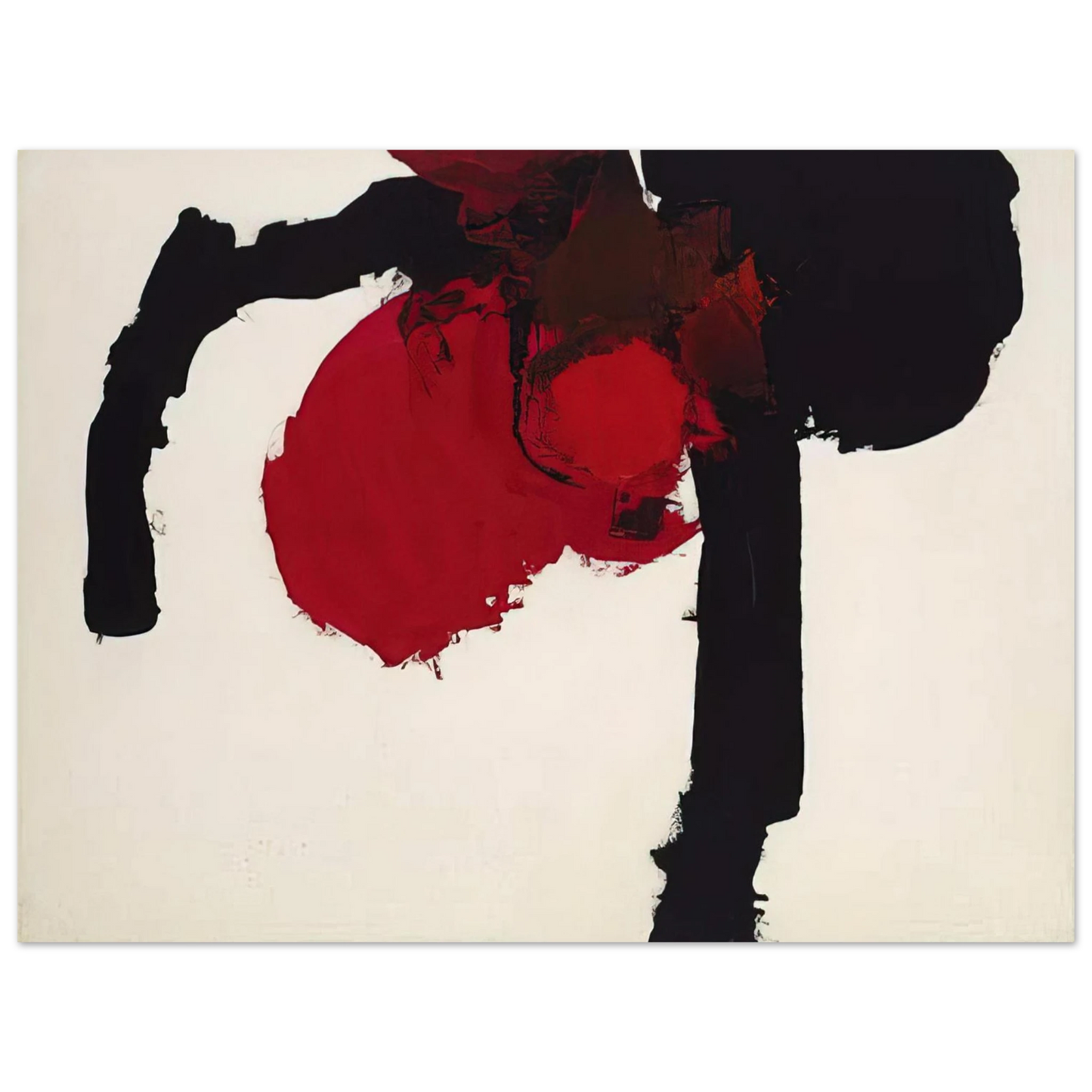 Luis Feito - COMPOSITION 1964  75x100 cm / 30x40inches Fine Art Poster